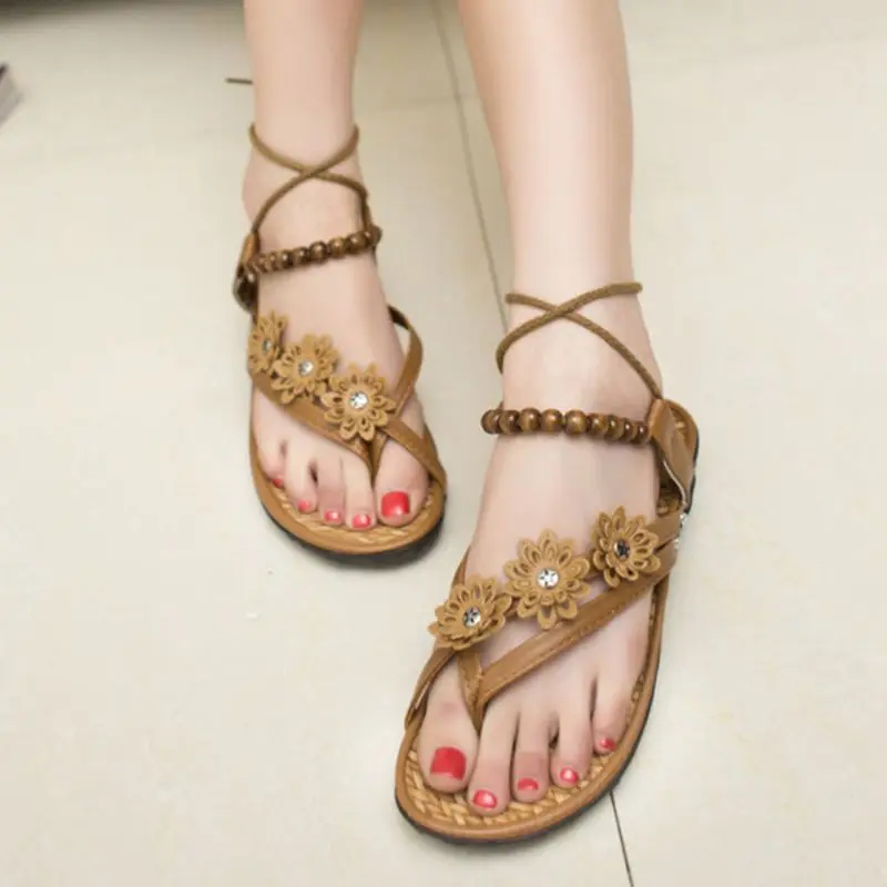 2016 New Gladiator Shoes Flip Flop Women Brand Sandals Beading Flower Girls Princess School Shoes Sandalias Romanas NX44 2016 New Gladiator Shoes Flip Flop Women Brand Sandals Beading Flower Girls Princess School Shoes Sandalias Romanas NX44<br><br>Aliexpress