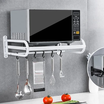 Stainless Steel Microwave Oven Rack Wall-mounted Shelf Household Double Layer Kitchen Supplies Thick Bracket Storage Bracket
Stainless Steel Microwave Oven Rack Wall-mounted Shelf Household Double Layer Kitchen Supplies Thick Bracket Storage Bracket