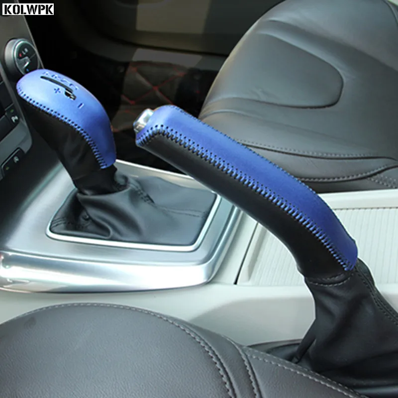 High quality Genuine Leather Car Console Gear Shift decorative Sleeve Handbrake Protective Sleeve for Volvo XC60 S60 V60 V40
High quality Genuine Leather Car Console Gear Shift decorative Sleeve Handbrake Protective Sleeve for Volvo XC60 S60 V60 V40