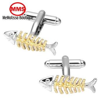 MeMolissa Luxury shirt Gold Fish cufflink for mens Brand cuff buttons cuff links High Quality Silver abotoaduras Jewelry
MeMolissa Luxury shirt Gold Fish cufflink for mens Brand cuff buttons cuff links High Quality Silver abotoaduras Jewelry