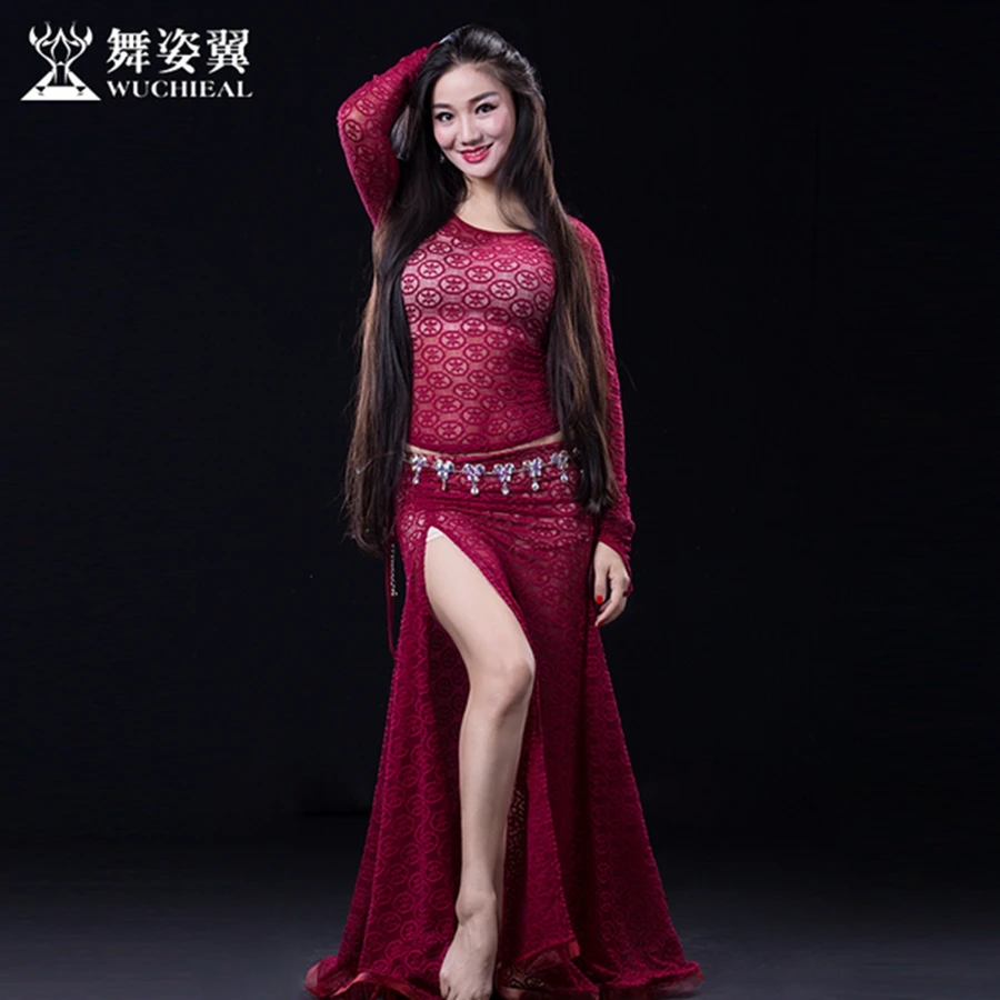 Belly Dance Skirt Wuchieal Brand 2017 New Women Belly Dance Costumes Club Stage Top+skirt Suits For Oriental QC2657
Belly Dance Skirt Wuchieal Brand 2017 New Women Belly Dance Costumes Club Stage Top+skirt Suits For Oriental QC2657