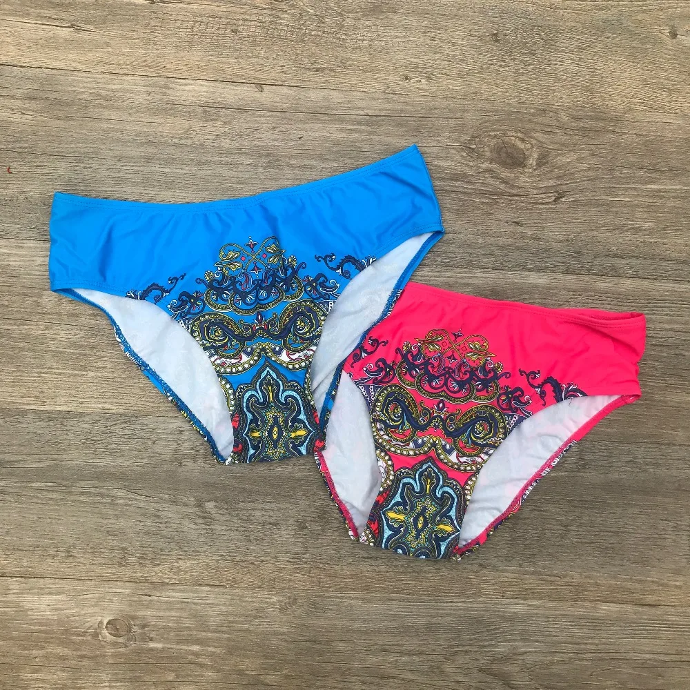 Print Bikinis Women's Swimming Suit Bottom Brazilian bikini Bottom Plus Size Swimwear Swimsuit Sexy Bathing Suit Bathers 175B
Print Bikinis Women's Swimming Suit Bottom Brazilian bikini Bottom Plus Size Swimwear Swimsuit Sexy Bathing Suit Bathers 175B