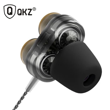 QKZ KD7 Dual Dynamic Driver Professional In Ear Earphone with 4 driver inside fone de ouvido auriculares 2 colors With T400 Foam
QKZ KD7 Dual Dynamic Driver Professional In Ear Earphone with 4 driver inside fone de ouvido auriculares 2 colors With T400 Foam