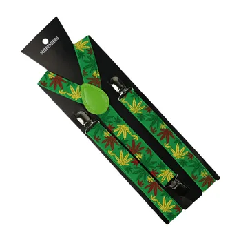 Winfox 2.5cm wide Green Weed Pattern Suspender Unisex Clip-on Braces Elastic Slim Suspender Y-Back Braces
Winfox 2.5cm wide Green Weed Pattern Suspender Unisex Clip-on Braces Elastic Slim Suspender Y-Back Braces