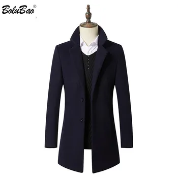 BOLUBAO Men Winter Coat 2020 Men's New Solid Color Simple Long Section Pea Coat Male Trench Coat Business Casual Overcoat
BOLUBAO Men Winter Coat 2020 Men's New Solid Color Simple Long Section Pea Coat Male Trench Coat Business Casual Overcoat