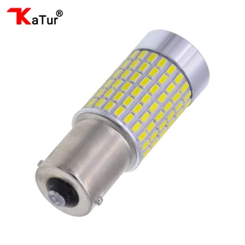 

1pcs BA15S 1500 Lumens Extremely Bright 144 Chipsets 1156 1141 1073 7506 LED Bulbs with Projector For Backup Reverse Light,White