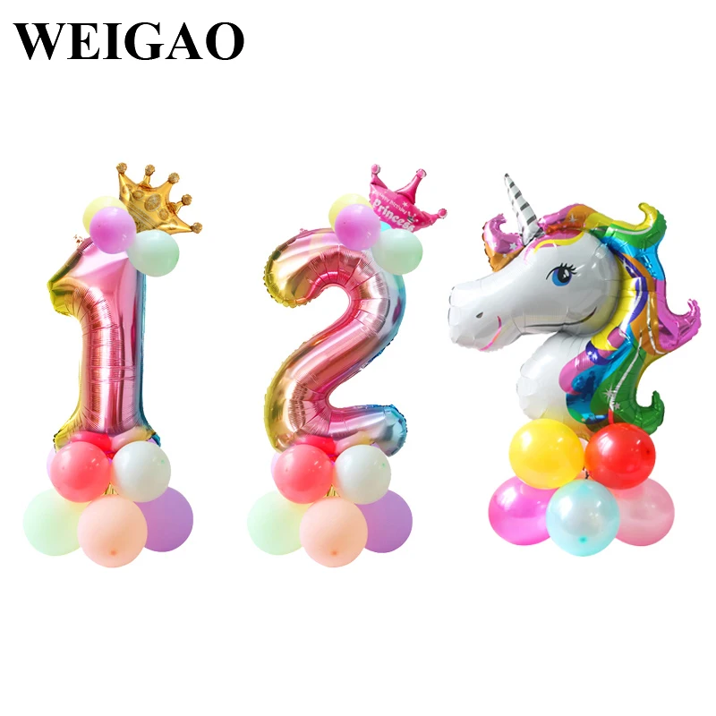Rainbow Number Balloon Unicorn Balloons Unicorn Party Foil Balloons Kits Birthday Party Decoration Kids Boy Girl Party Balony
Rainbow Number Balloon Unicorn Balloons Unicorn Party Foil Balloons Kits Birthday Party Decoration Kids Boy Girl Party Balony