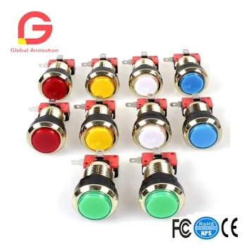 10 Pcs/Lot 5V Gilded LED Illuminated Arcade Push Buttons For MAME,JAMMA,Raspberry Pi RetroPie&Arcade Fighting Games- Color: Blue
10 Pcs/Lot 5V Gilded LED Illuminated Arcade Push Buttons For MAME,JAMMA,Raspberry Pi RetroPie&Arcade Fighting Games- Color: Blue