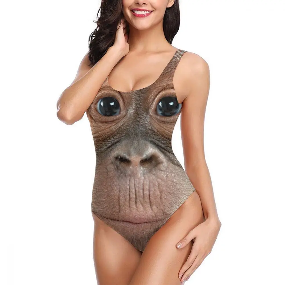Big Face Baby Orangutan Swimwear Women One Piece Swimsuit Bathing Suit Monokini Bikini 2019 Tights Bodysuit Female Bather Team
Big Face Baby Orangutan Swimwear Women One Piece Swimsuit Bathing Suit Monokini Bikini 2019 Tights Bodysuit Female Bather Team