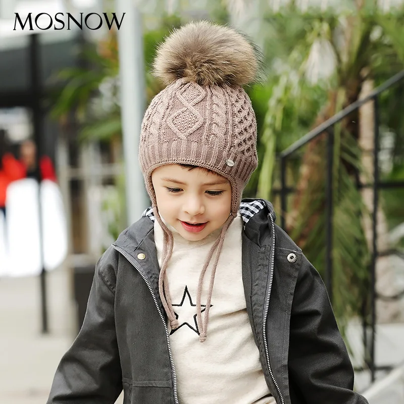 Boys Pompom Hats with Fur Pompom Ball Kids Winter Warm Knitted Hats Childs Soft Solid Color Knitting Beanie Skullies B-9382
Boys Pompom Hats with Fur Pompom Ball Kids Winter Warm Knitted Hats Childs Soft Solid Color Knitting Beanie Skullies B-9382