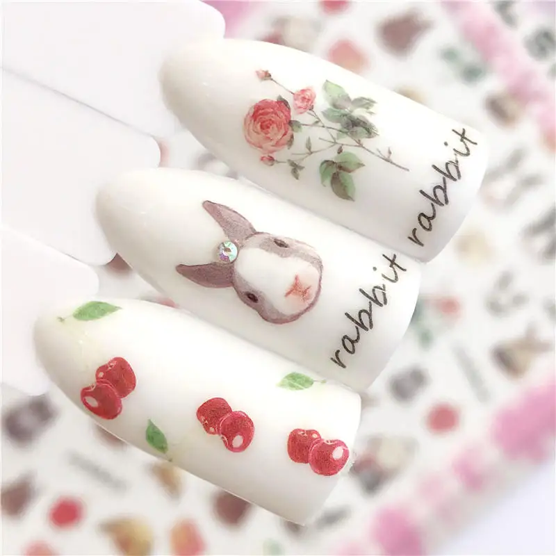 YWK 2019 NEW Styles Nail Art Sticker Grey Rabbit / Deer / Animal Series 3D Manicure Sticker Nail Art Decoration
YWK 2019 NEW Styles Nail Art Sticker Grey Rabbit / Deer / Animal Series 3D Manicure Sticker Nail Art Decoration