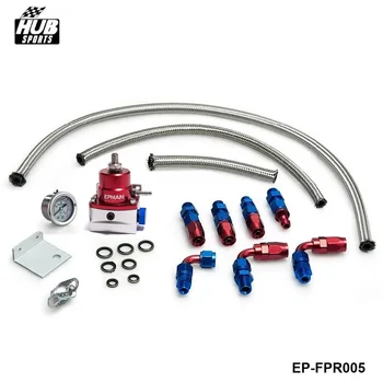 Adjustable Fuel Pressure PSI Regulator w/ Oil Gauge Hose Fitting Injected Bypass Fit Oil cooler kit HU-FPR005
Adjustable Fuel Pressure PSI Regulator w/ Oil Gauge Hose Fitting Injected Bypass Fit Oil cooler kit HU-FPR005