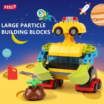 2019 NEW 65Pcs Robot Toy Large Particle Building Blocks Sets Duplo DIY Model Bricks Toys for Children
2019 NEW 65Pcs Robot Toy Large Particle Building Blocks Sets Duplo DIY Model Bricks Toys for Children