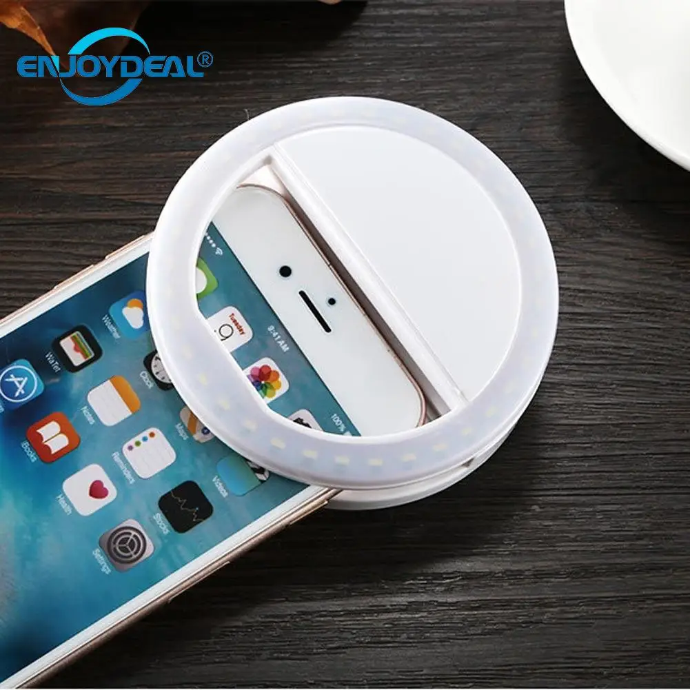 Portable Makeup LED Ring Lamp Photography Selfie Light Flash Light AA Battery For Camera Mobile Phone
Portable Makeup LED Ring Lamp Photography Selfie Light Flash Light AA Battery For Camera Mobile Phone