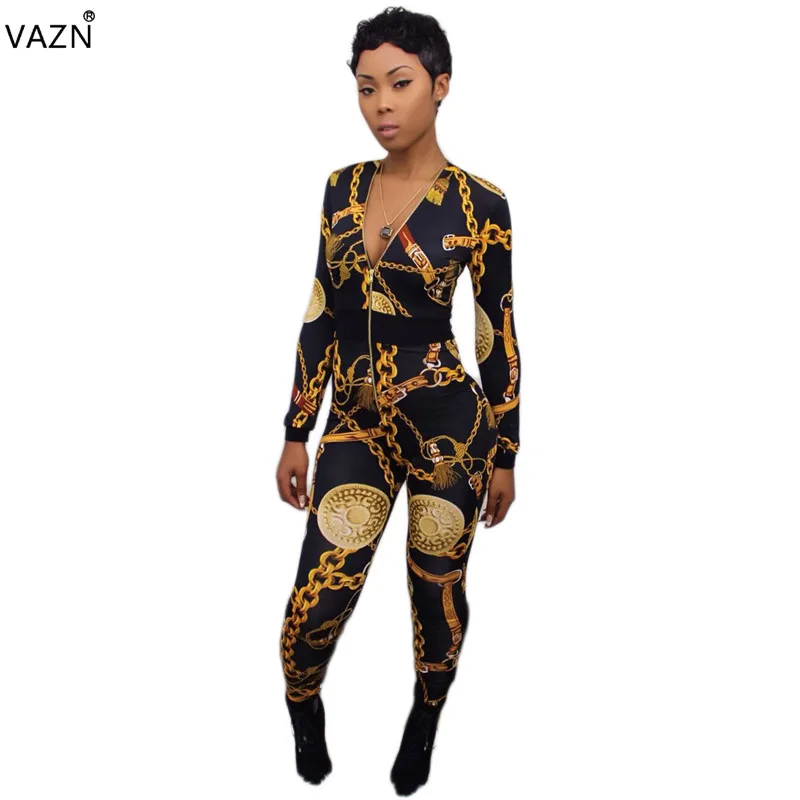 VAZN 2018 New Arrive Famous Brand Bodycon Jumpsuit Full Sleeve Long Jumpsuit V-Neck Sexy Print Jumpsuit YS075
VAZN 2018 New Arrive Famous Brand Bodycon Jumpsuit Full Sleeve Long Jumpsuit V-Neck Sexy Print Jumpsuit YS075
