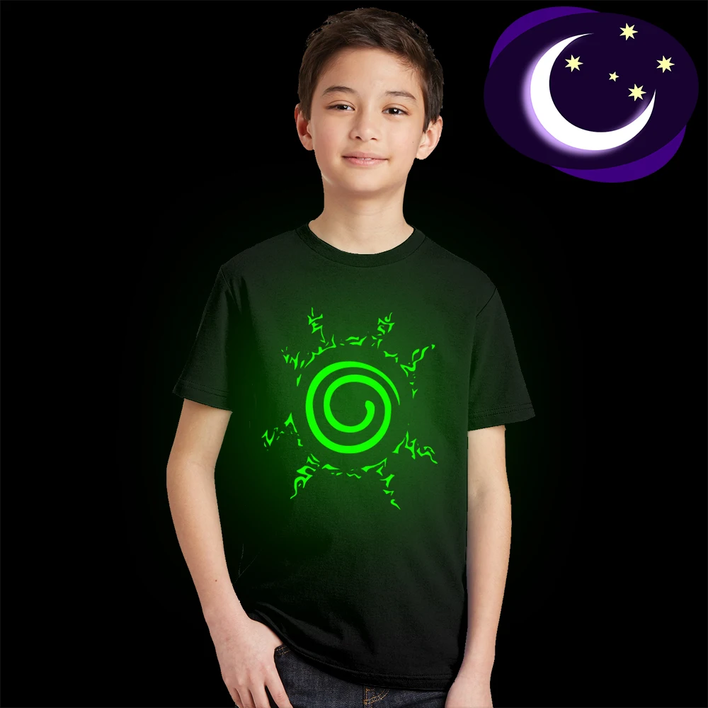 Fluorescent Boy Girl Tshirt Japanese Anime Luminous Naruto Kids T Shirt Glow In Dark Naruto Uzumaki Seal Logo Children T-shirt
Fluorescent Boy Girl Tshirt Japanese Anime Luminous Naruto Kids T Shirt Glow In Dark Naruto Uzumaki Seal Logo Children T-shirt