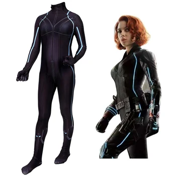 

Women Kids Black Widow Natalia Alianovna Romanova Zentai Bodysuit Halloween Cosplay Costumes Spandex One-Piece Suit Jumpsuits