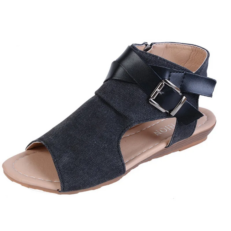 CYSINCOS Women Sandal Flat Summer Casual Beach Shoes Canvas Sandals Strap For Ladies Plus Size 36-42
CYSINCOS Women Sandal Flat Summer Casual Beach Shoes Canvas Sandals Strap For Ladies Plus Size 36-42