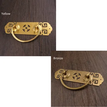 Vintage Rectangle Brass Handle Hollow Handle Tab Drawer Cabinet Jewelry Box Decor Knobs,DIY Furniture Hardware,13*3.5cm,1Set
Vintage Rectangle Brass Handle Hollow Handle Tab Drawer Cabinet Jewelry Box Decor Knobs,DIY Furniture Hardware,13*3.5cm,1Set