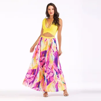 2019 Dress Sexy Celebrity Backless Print Hollow Out Women Sleeveless V Neck Night Club Bandage Body con Party Dresses Wholesale
2019 Dress Sexy Celebrity Backless Print Hollow Out Women Sleeveless V Neck Night Club Bandage Body con Party Dresses Wholesale