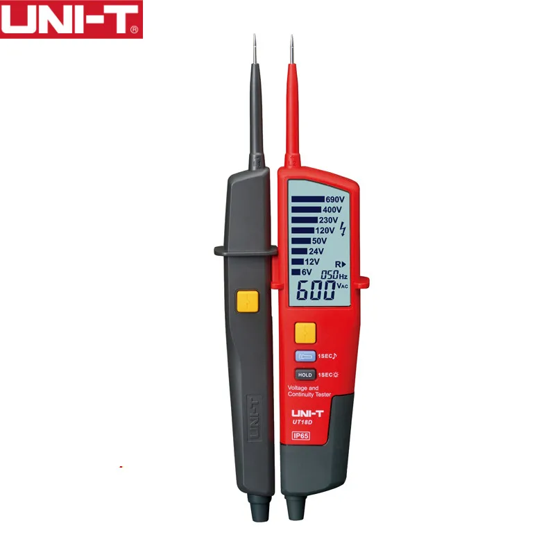 UNI-T Voltage and Continuity Testers UT18A/UT18B/UT18C/UT18D RCD Test/Polarity Detection Waterproof pencil
UNI-T Voltage and Continuity Testers UT18A/UT18B/UT18C/UT18D RCD Test/Polarity Detection Waterproof pencil