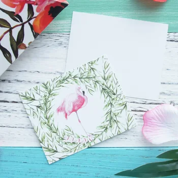 50pcs Mini white Card flamingo tropical plant style multi-use Scrapbooking invitation DIY Decoration party gift message card
50pcs Mini white Card flamingo tropical plant style multi-use Scrapbooking invitation DIY Decoration party gift message card