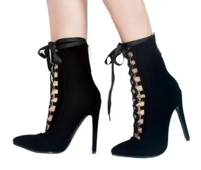 Moraima Snc 2019 Sexy Lace-up Thigh High Boot Heels Pointed Toe Woman High Heel Mid-Calf Cross-tied High Heels
Moraima Snc 2019 Sexy Lace-up Thigh High Boot Heels Pointed Toe Woman High Heel Mid-Calf Cross-tied High Heels