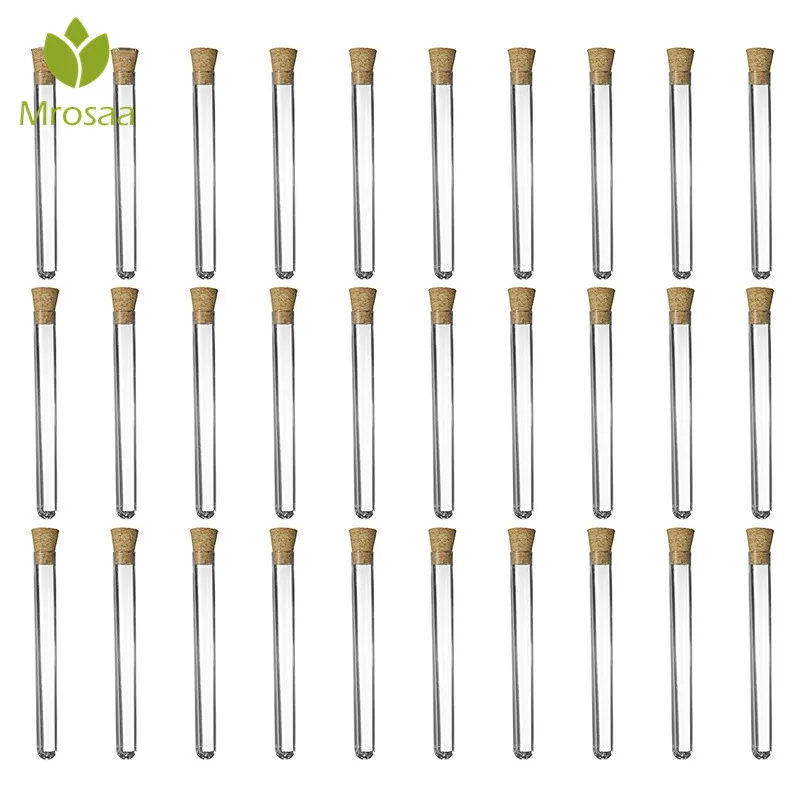 New Arrival Mrosaa Multipurpose Plastic Glass Test Tubes With Cork Stopper 20ML Lab Equipments School Supplies 16x150mm
New Arrival Mrosaa Multipurpose Plastic Glass Test Tubes With Cork Stopper 20ML Lab Equipments School Supplies 16x150mm