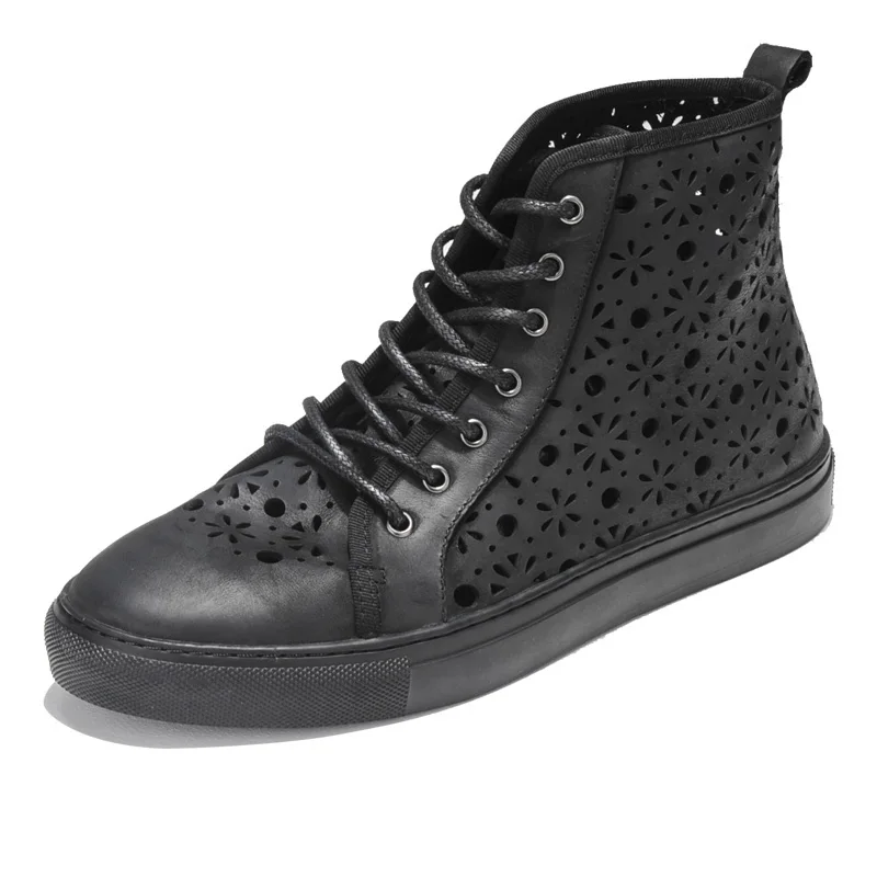 Summer Breathable Roman Style Shoes Men's Lace Up Genuine Leather Beach Outdoor Sandals Hollow Hole Shoes Walking Youth Sneakers
Summer Breathable Roman Style Shoes Men's Lace Up Genuine Leather Beach Outdoor Sandals Hollow Hole Shoes Walking Youth Sneakers