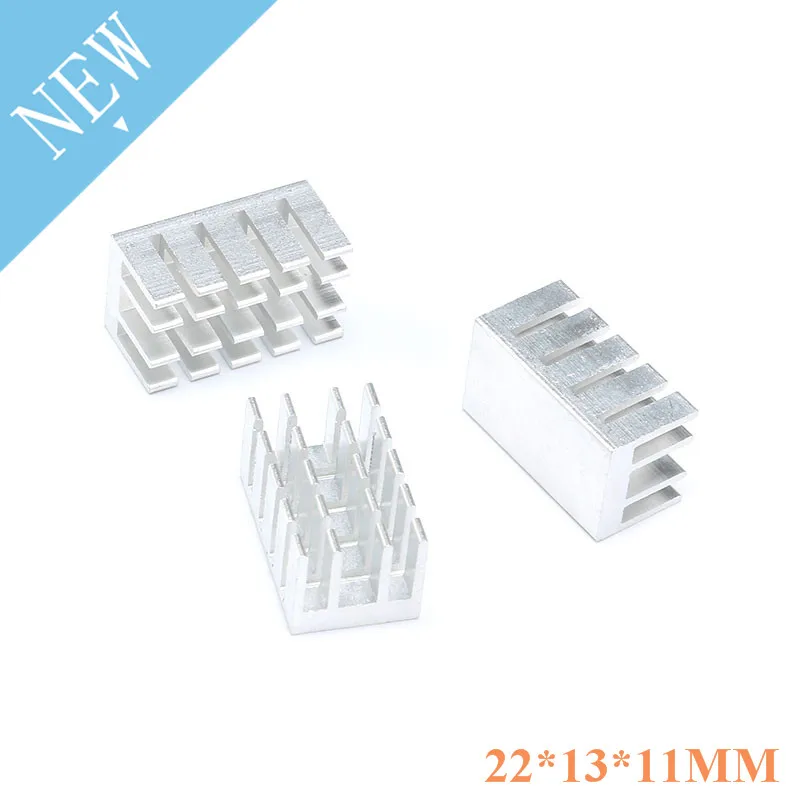 10pcs Heat Sink Transistor Radiator Aluminum Heatsink for Transistor Electronic Chip Heat dissipation Cooling 22*13*11mm
10pcs Heat Sink Transistor Radiator Aluminum Heatsink for Transistor Electronic Chip Heat dissipation Cooling 22*13*11mm