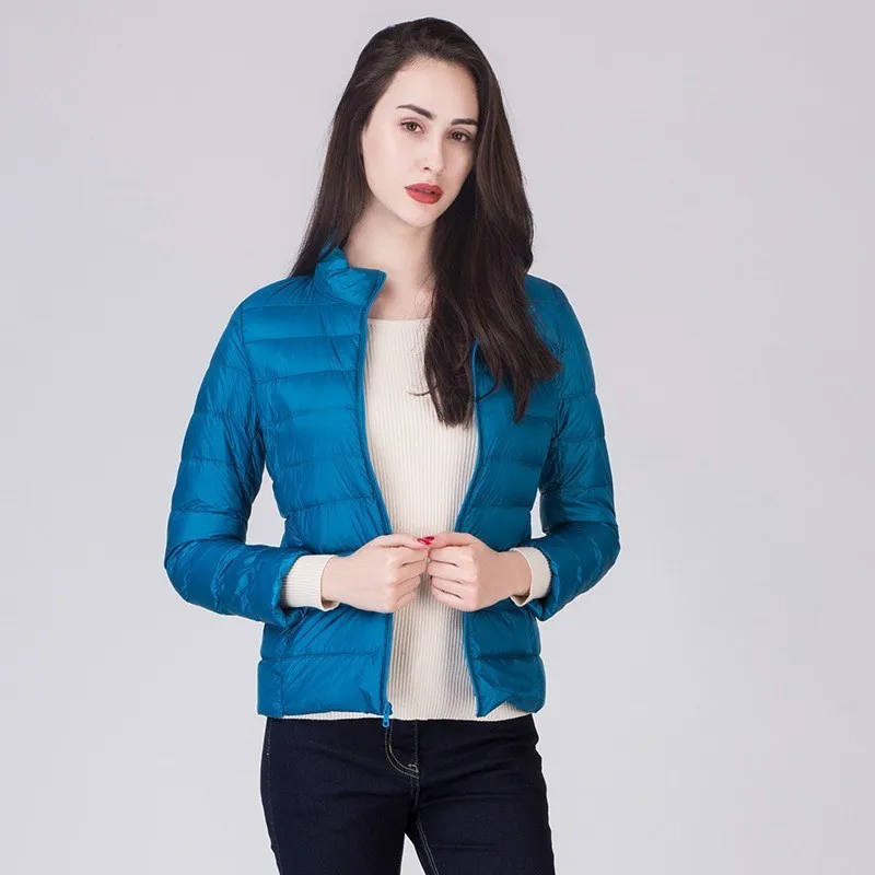 2018 Women's Down Jackets Autumn Winter Short Thin Stand Collar Zipper Korean Style Over Size Female Warm Down Coats Garment
2018 Women's Down Jackets Autumn Winter Short Thin Stand Collar Zipper Korean Style Over Size Female Warm Down Coats Garment