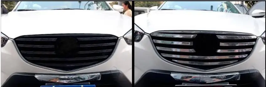 For Mazda CX-5 2015 ABS Chrome Plastic Racing Grills CX5 9PCS/SET Car Front Grilles External Side Mouldings Decoration
For Mazda CX-5 2015 ABS Chrome Plastic Racing Grills CX5 9PCS/SET Car Front Grilles External Side Mouldings Decoration