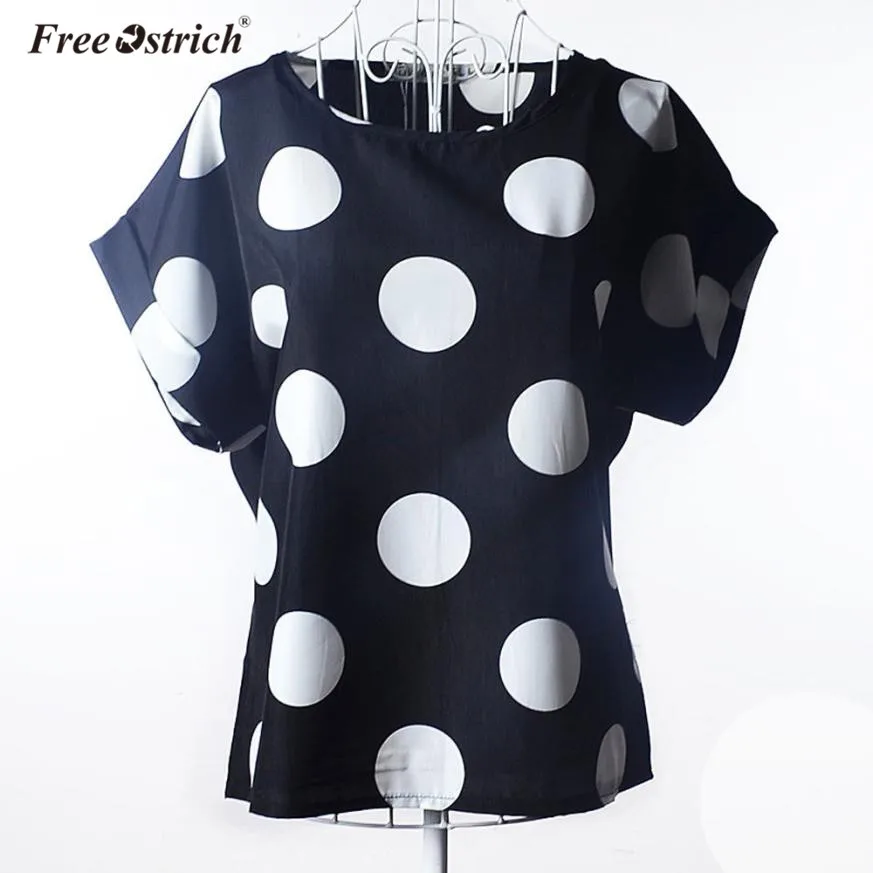 Free Ostrich T-shirt Women Casual Short Sleeve Dot Print Tropical Chiffon Shirt 2019 Women Clothes A1930
Free Ostrich T-shirt Women Casual Short Sleeve Dot Print Tropical Chiffon Shirt 2019 Women Clothes A1930