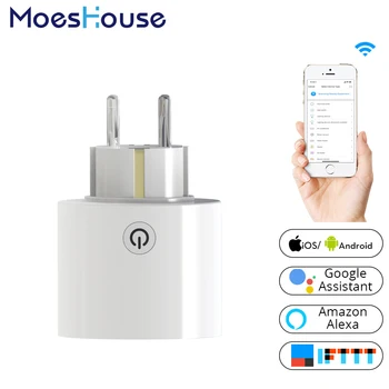 Wifi Smart Socket Power Plug Universal EU Standard Outlet Work with Amazon Alexa and Google Home for Smart Home
Wifi Smart Socket Power Plug Universal EU Standard Outlet Work with Amazon Alexa and Google Home for Smart Home
