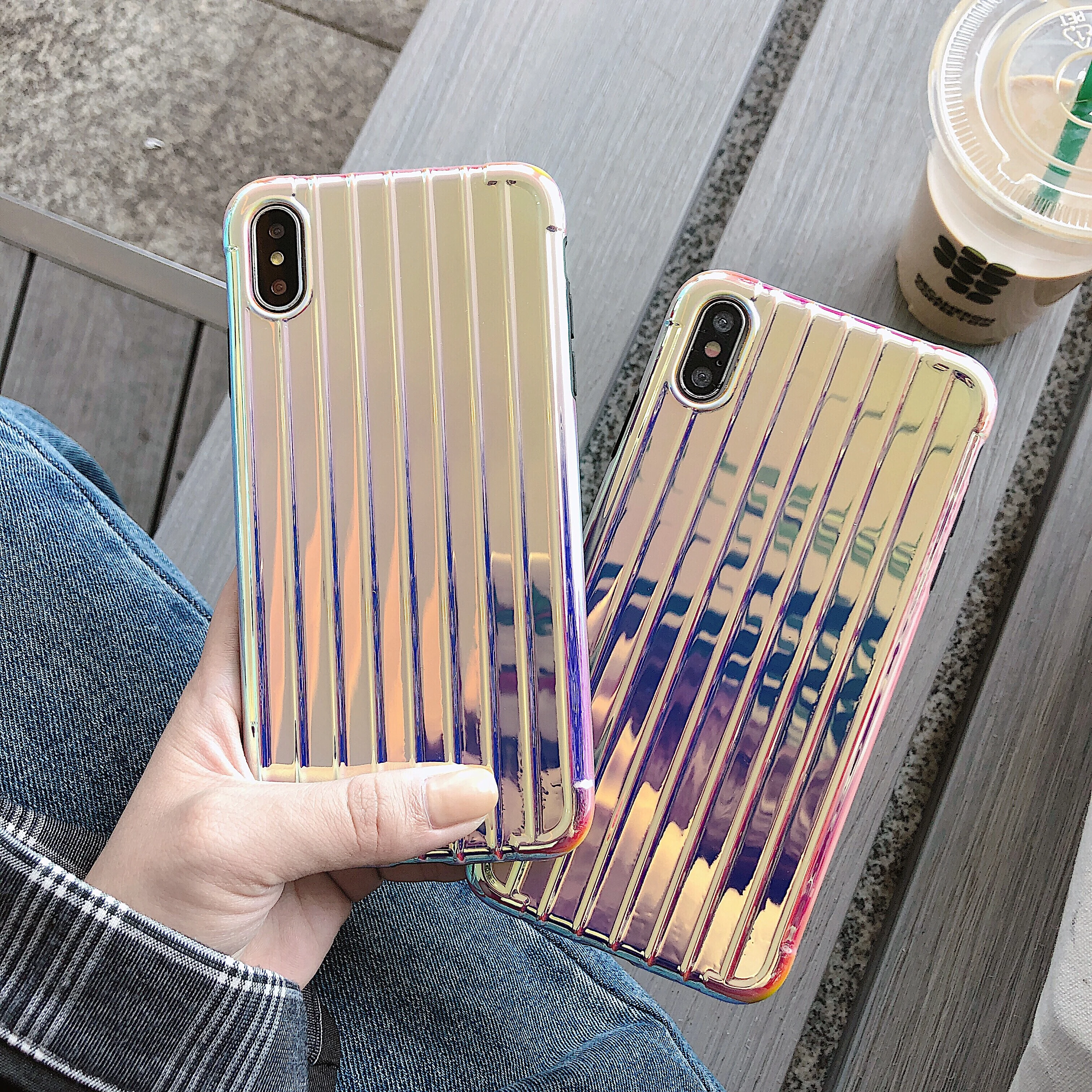 Cute Glossy 3D Suitcase Glitter Laser Gradient Phone Case for iPhone 7 8 6 6s Plus X XS 11 Pro Max XR Shockproof Shell Coques
Cute Glossy 3D Suitcase Glitter Laser Gradient Phone Case for iPhone 7 8 6 6s Plus X XS 11 Pro Max XR Shockproof Shell Coques