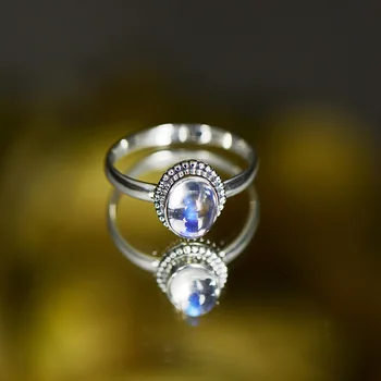 Genuine Solid Sterling Silver Ring 925 Natural Blue Moonstone Women Ring Gemstone Beautiful Fine Jewelry Anillos
Genuine Solid Sterling Silver Ring 925 Natural Blue Moonstone Women Ring Gemstone Beautiful Fine Jewelry Anillos