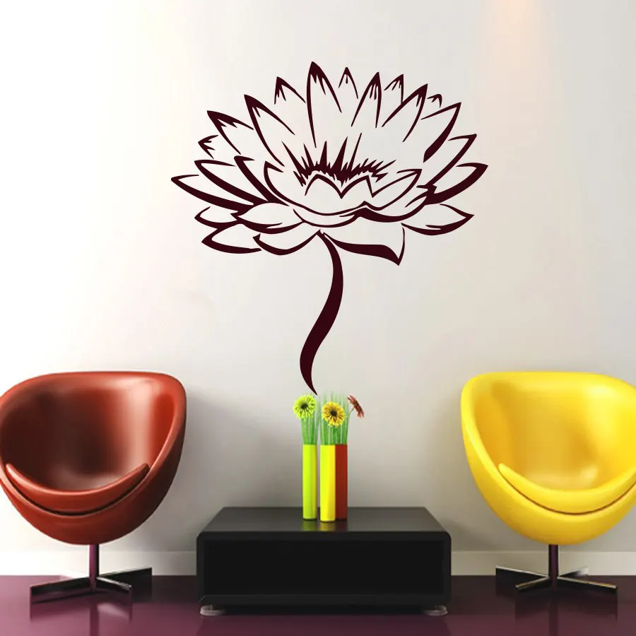 ZOOYOO Coffee Lotus Flower Wall Sticker Living Room Removable Self Adhesive Home Decor Vinyl Art Decals
ZOOYOO Coffee Lotus Flower Wall Sticker Living Room Removable Self Adhesive Home Decor Vinyl Art Decals