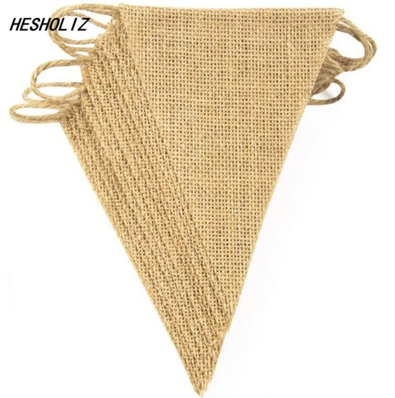 3m Vintage Jute Rope Hessian Burlap Banner Bunting Pennant Wedding Decoration Photography Props Party Decoration 13 Flags
3m Vintage Jute Rope Hessian Burlap Banner Bunting Pennant Wedding Decoration Photography Props Party Decoration 13 Flags