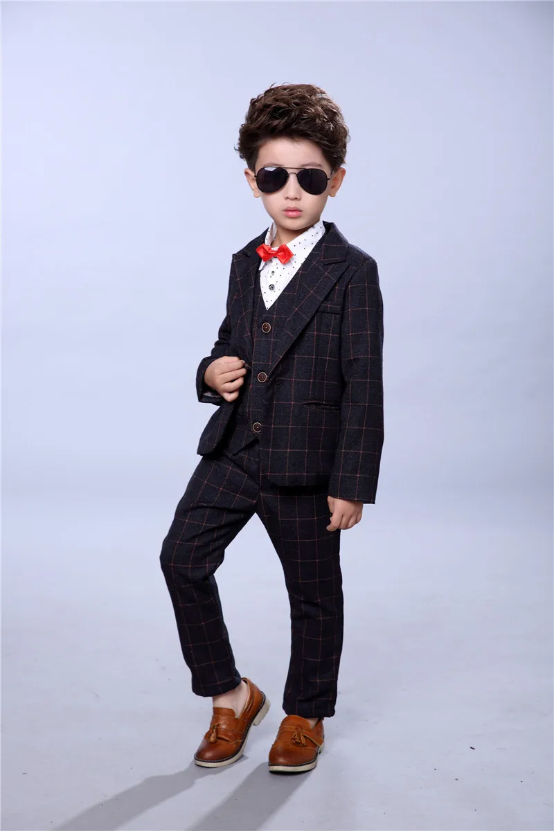 Classic Tuxedo 3pc Suit Set for Boys