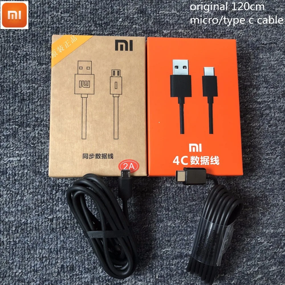 Original XIAOMI USB Cable Micro USB/TYPE C Fast Charge Data Line For MI Max 4 5 5C 5S 6 8 A1 Redmi 3 3s 4 4A 4X Note 4 4A 5 Plus
Original XIAOMI USB Cable Micro USB/TYPE C Fast Charge Data Line For MI Max 4 5 5C 5S 6 8 A1 Redmi 3 3s 4 4A 4X Note 4 4A 5 Plus