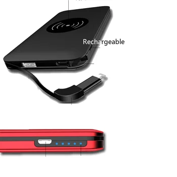 2019 10000mAh QI Wireless Charger Portable Power Bank For iPhone Samsung USB Charger Wireless External Battery Pack Powerbank
2019 10000mAh QI Wireless Charger Portable Power Bank For iPhone Samsung USB Charger Wireless External Battery Pack Powerbank