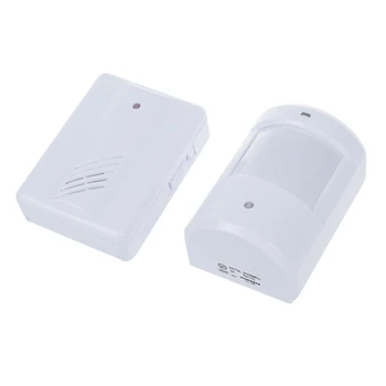 Wireless Infrared Monitor Alarm Entry Doorbell Chime--White
Wireless Infrared Monitor Alarm Entry Doorbell Chime--White