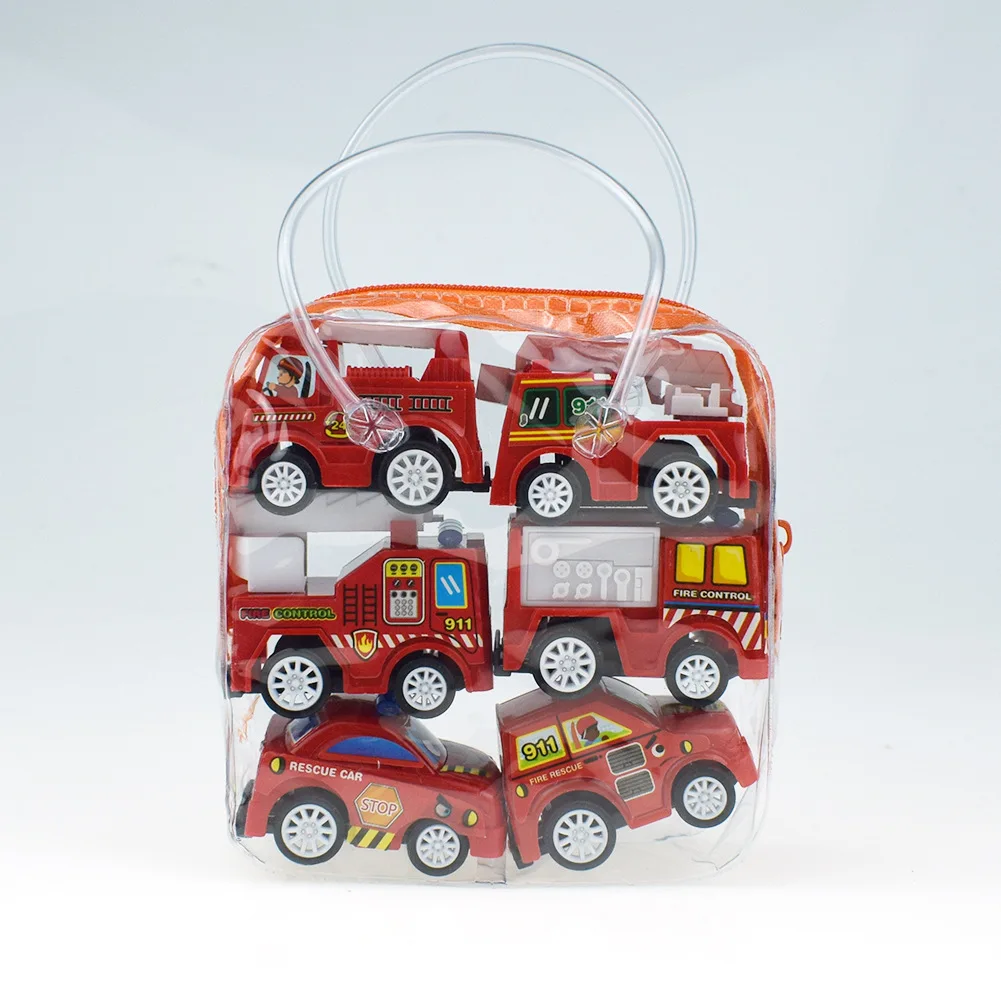 6pcs/pack Children's cartoon mini recoil truck fire trucks ambulance bus car model set toys for children girls
6pcs/pack Children's cartoon mini recoil truck fire trucks ambulance bus car model set toys for children girls