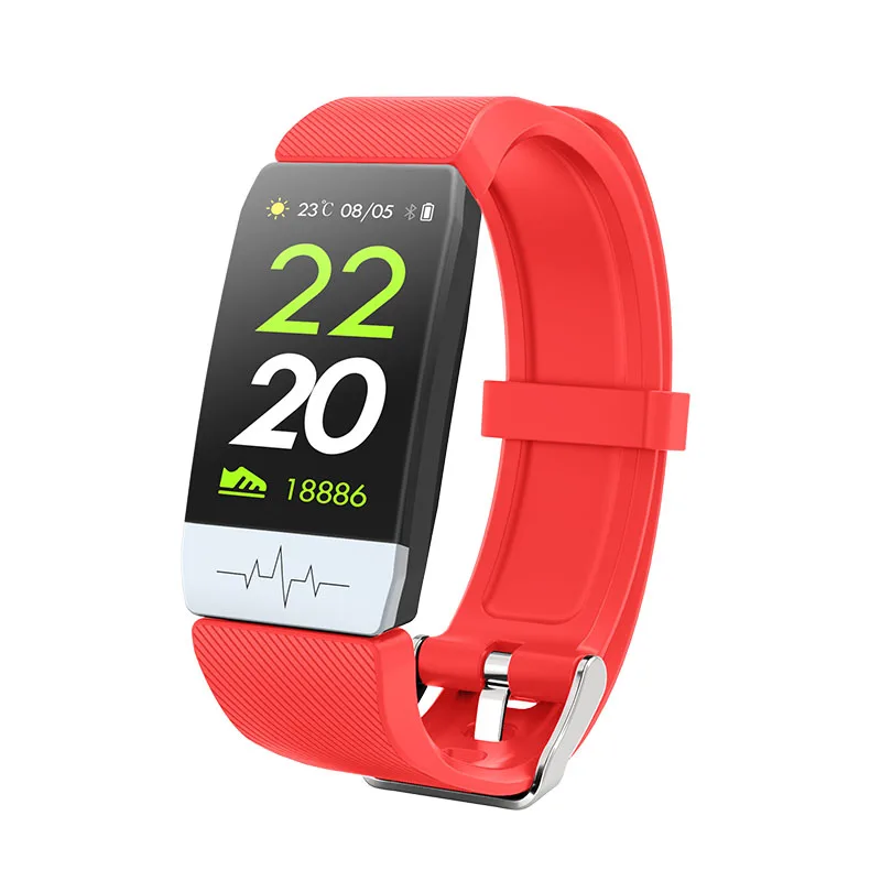 2019 Q1S Fitness Tracker ECG PPG Waterproof Heart Rate Monitor Smart Band Weather Forecast Smart Bracelet For Men Women
2019 Q1S Fitness Tracker ECG PPG Waterproof Heart Rate Monitor Smart Band Weather Forecast Smart Bracelet For Men Women