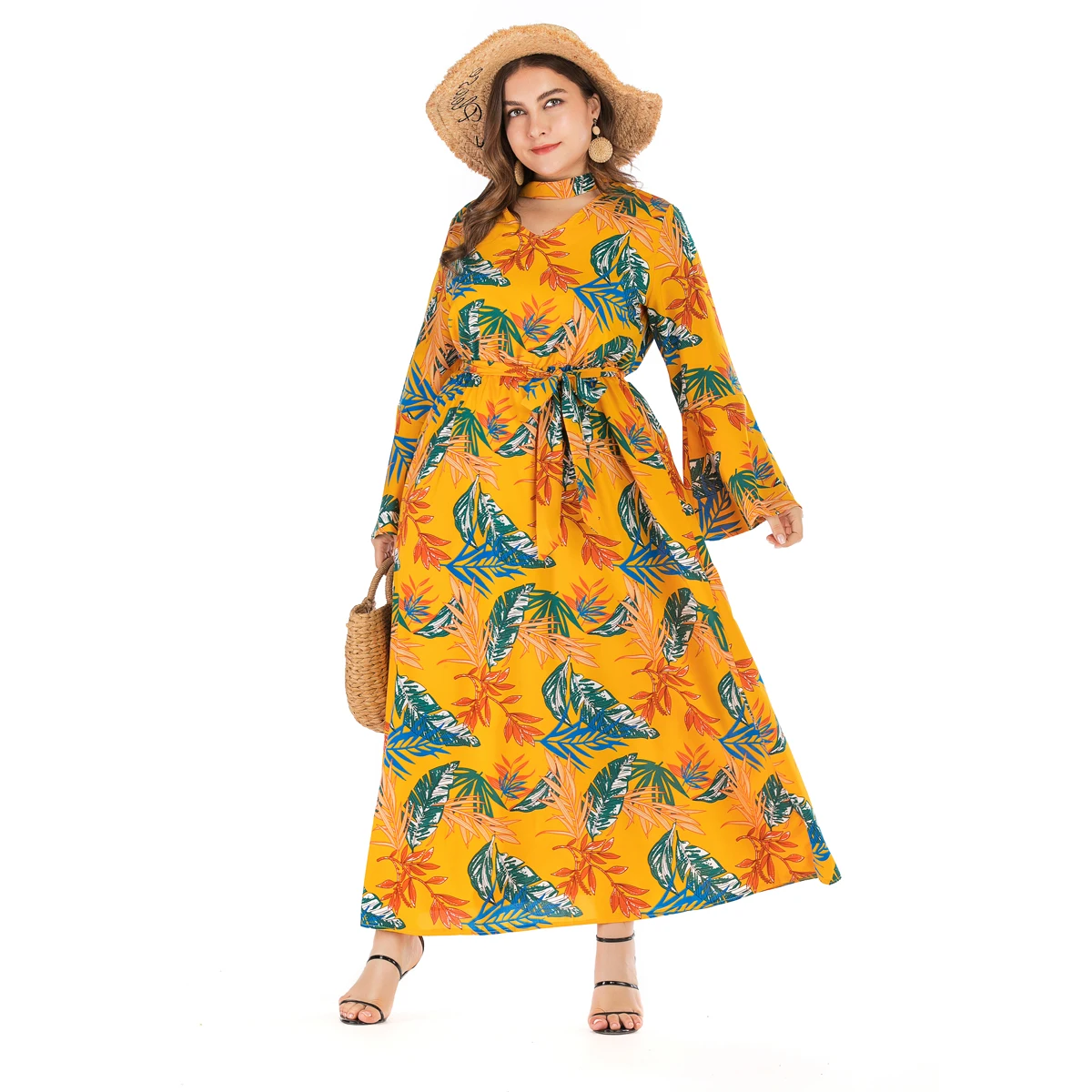 Women Summer Long Sleeve Dress 2019 Fashion V Neck Flare Sleeve Floral Print Bohemian Beach Dress Ladies Tunic Maxi Dresses
Women Summer Long Sleeve Dress 2019 Fashion V Neck Flare Sleeve Floral Print Bohemian Beach Dress Ladies Tunic Maxi Dresses