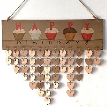 DIY Wall Calendar Cake Happy Birthday Printed Wooden Calendar Sign Special Dates Reminder Board Home Hanging Decor Gifts
DIY Wall Calendar Cake Happy Birthday Printed Wooden Calendar Sign Special Dates Reminder Board Home Hanging Decor Gifts