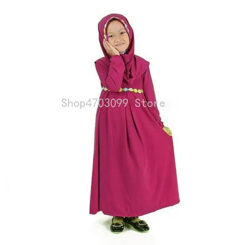 Muslim Children Girls Set Islamic Maxi Dress+Kerchief Outfits Abaya Kids Prayer Clothes Casual Everyday Middle East Arab Dresses
Muslim Children Girls Set Islamic Maxi Dress+Kerchief Outfits Abaya Kids Prayer Clothes Casual Everyday Middle East Arab Dresses