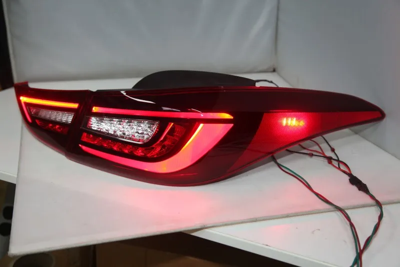 Elantra Avante MD 伊兰特尾灯 流光转向灯 红色 (8)