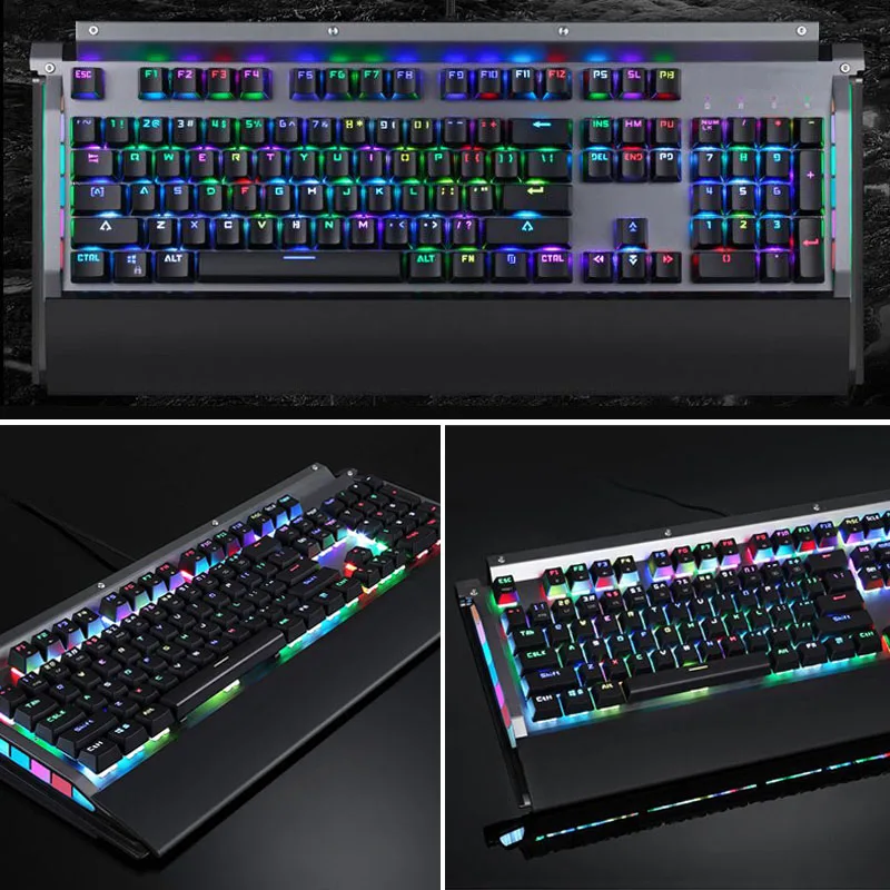 RGB Mechanical Keyboard 104 Keys USB 2.0 Kailh Box Switch Wired Fast Response Speed OD889
RGB Mechanical Keyboard 104 Keys USB 2.0 Kailh Box Switch Wired Fast Response Speed OD889