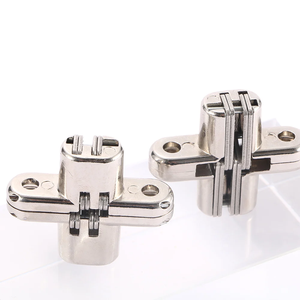 2pcs Zinc Alloy Universal Silver Durable Hidden Concealed Cross Hinges Large Bearing Capacity Door Hinges Furniture Accessories
2pcs Zinc Alloy Universal Silver Durable Hidden Concealed Cross Hinges Large Bearing Capacity Door Hinges Furniture Accessories